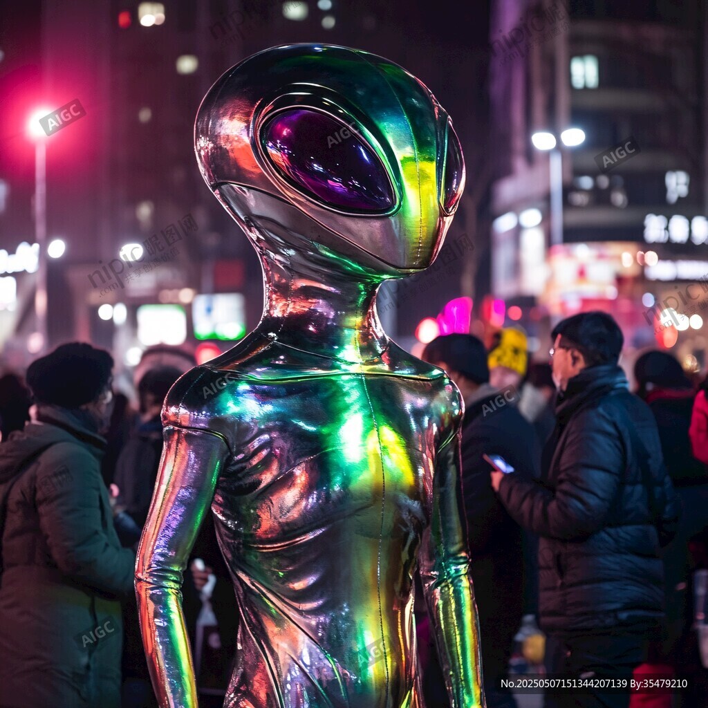 街头炫酷金属质感外星人 街头炫酷金属质感外星人