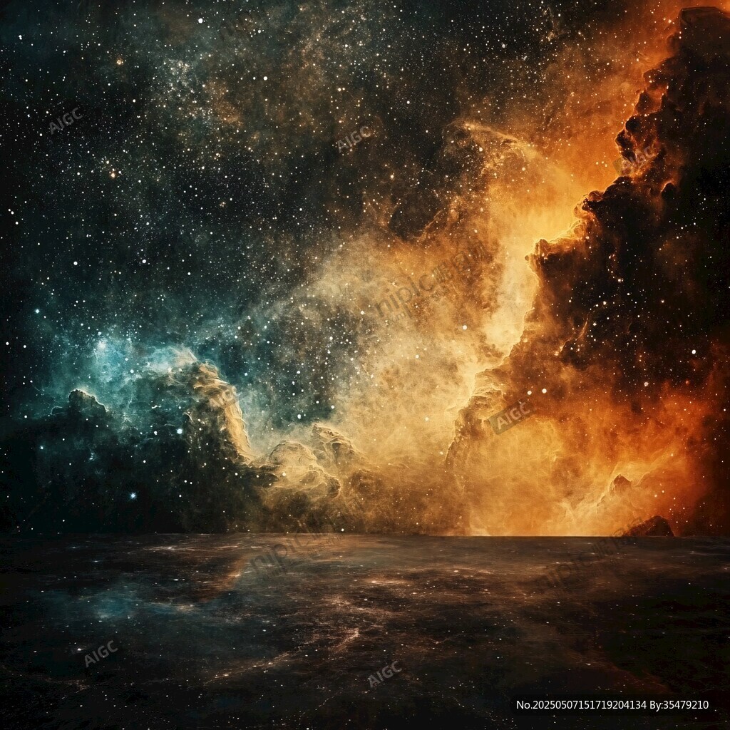 夢幻宇宙星空壯麗景觀