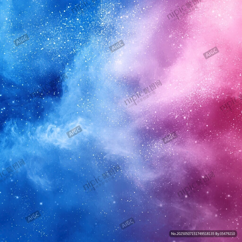夢幻星空色彩背景圖