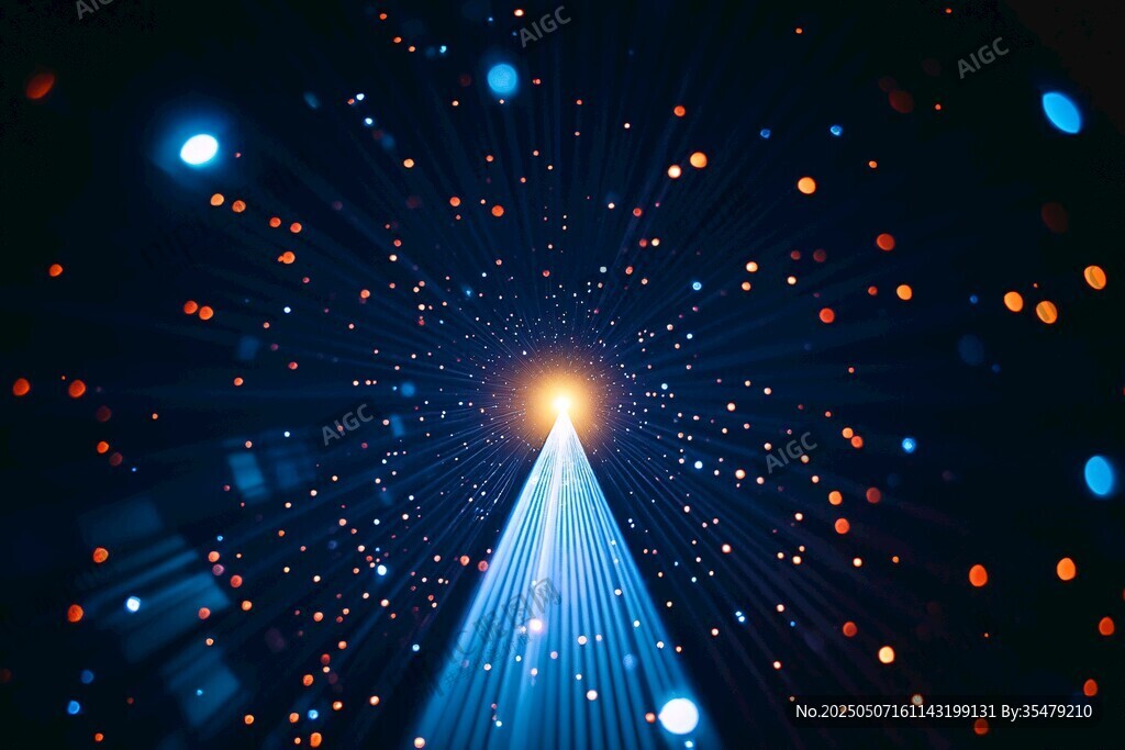 夢幻光效宇宙粒子場景