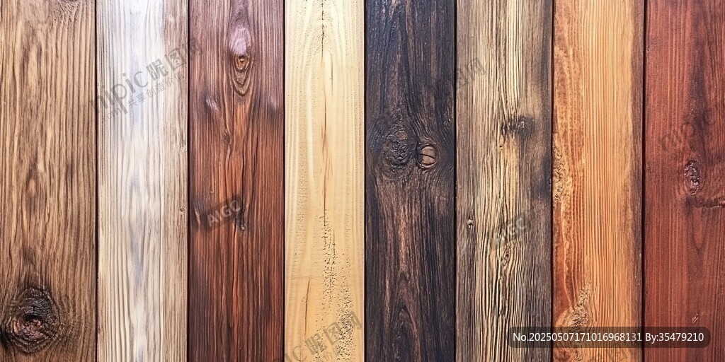 多樣木紋拼接紋理展示
