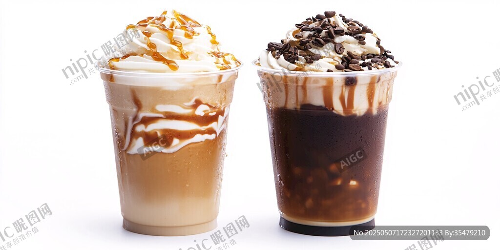 雙杯美味特色奶昔飲品