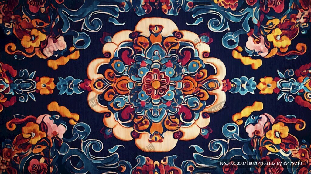 傳統(tǒng)中式精美花紋圖案