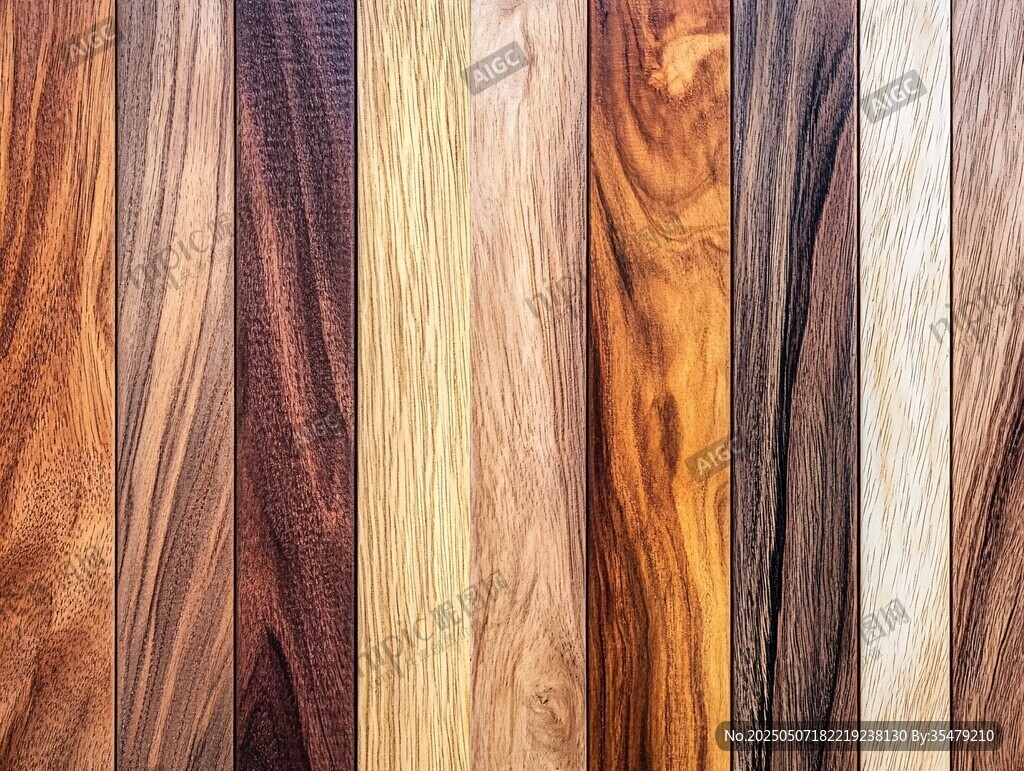 多樣木紋紋理展示