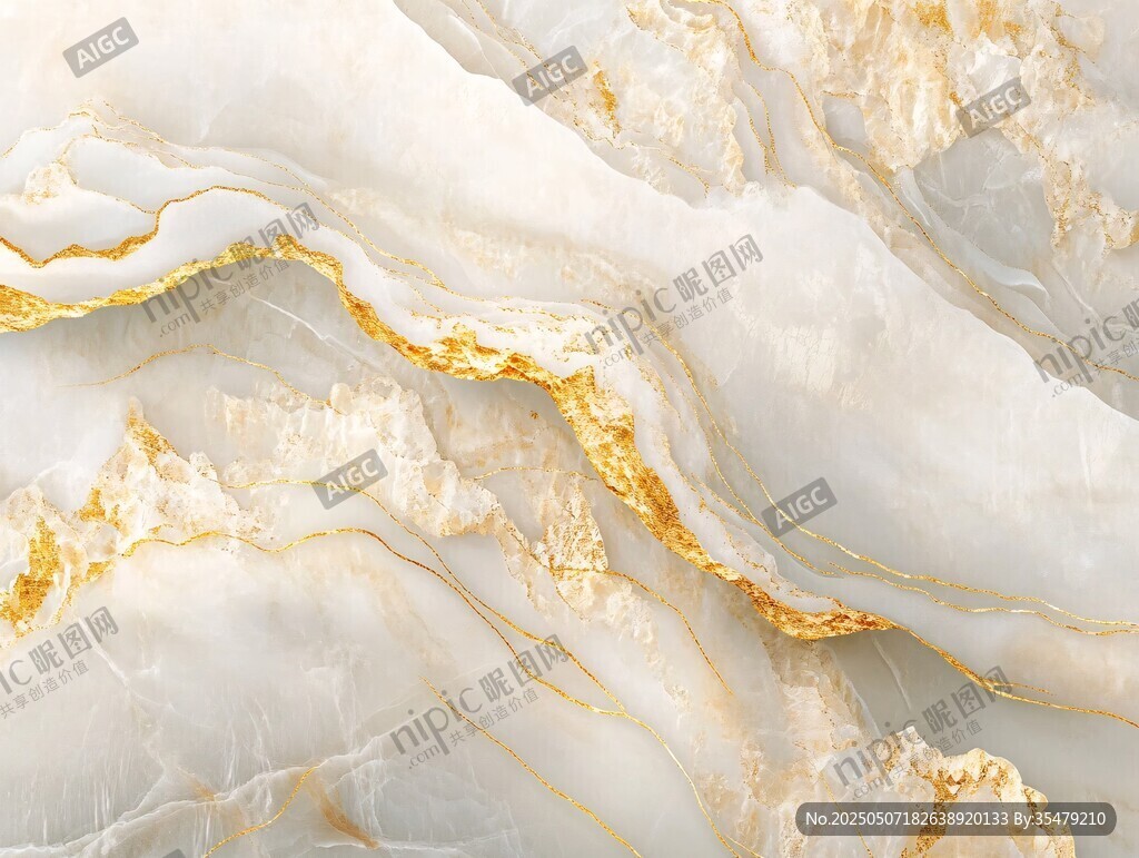 金紋白玉大理石紋理圖案