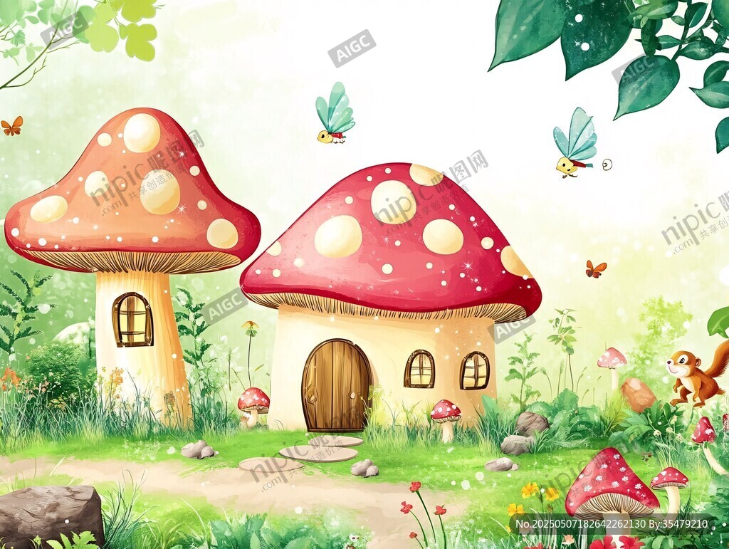 蘑菇小屋的夢(mèng)幻童話世界