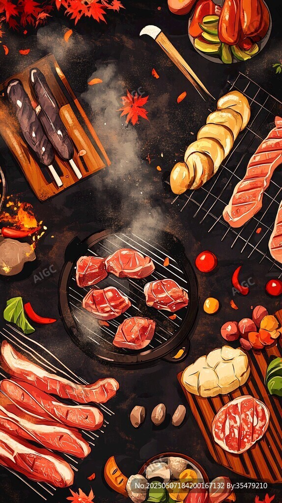 美味烤肉食材大集合