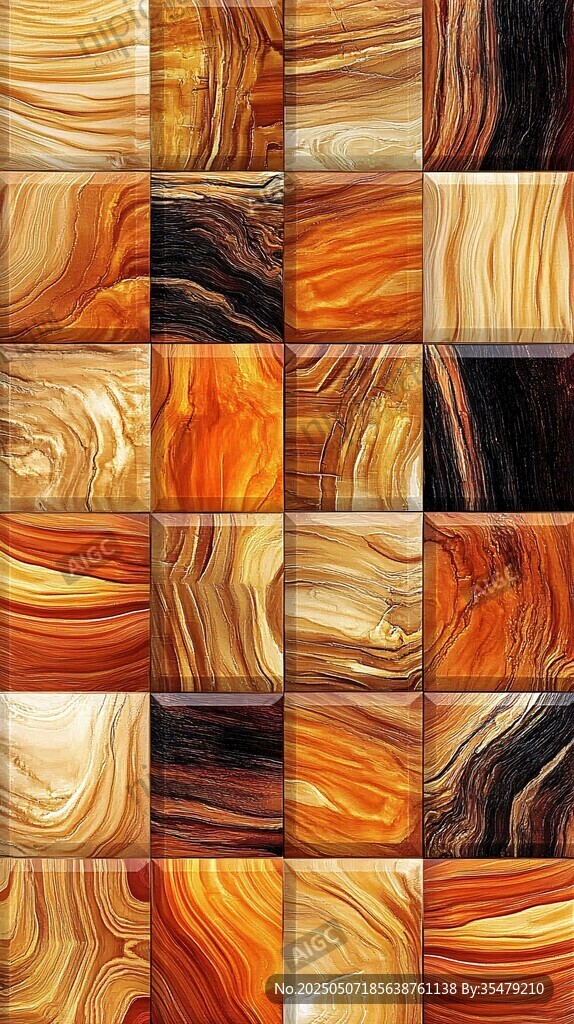 絢麗多彩大理石拼貼圖案