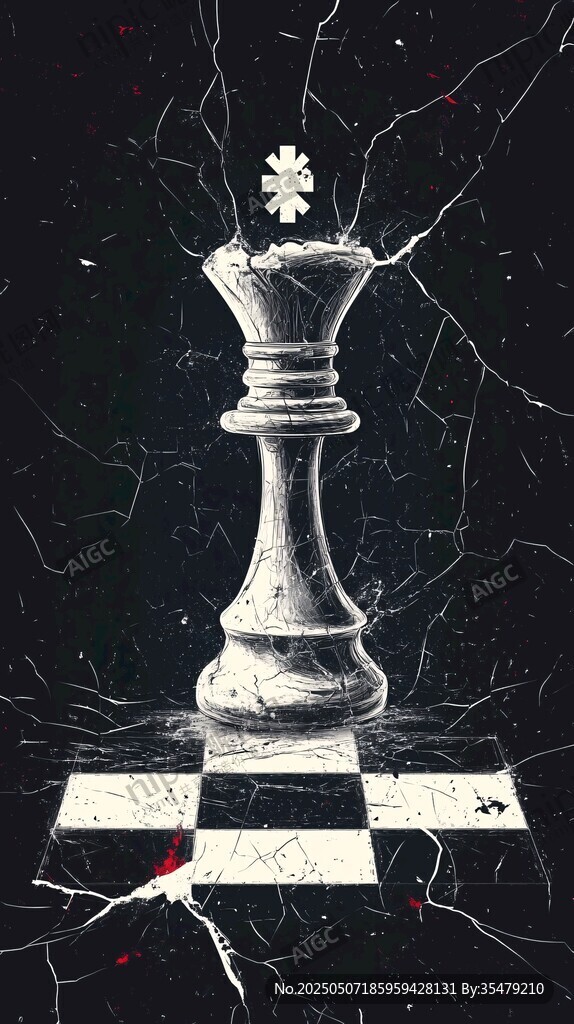 破碎棋子 黑白棋局的隱喻
