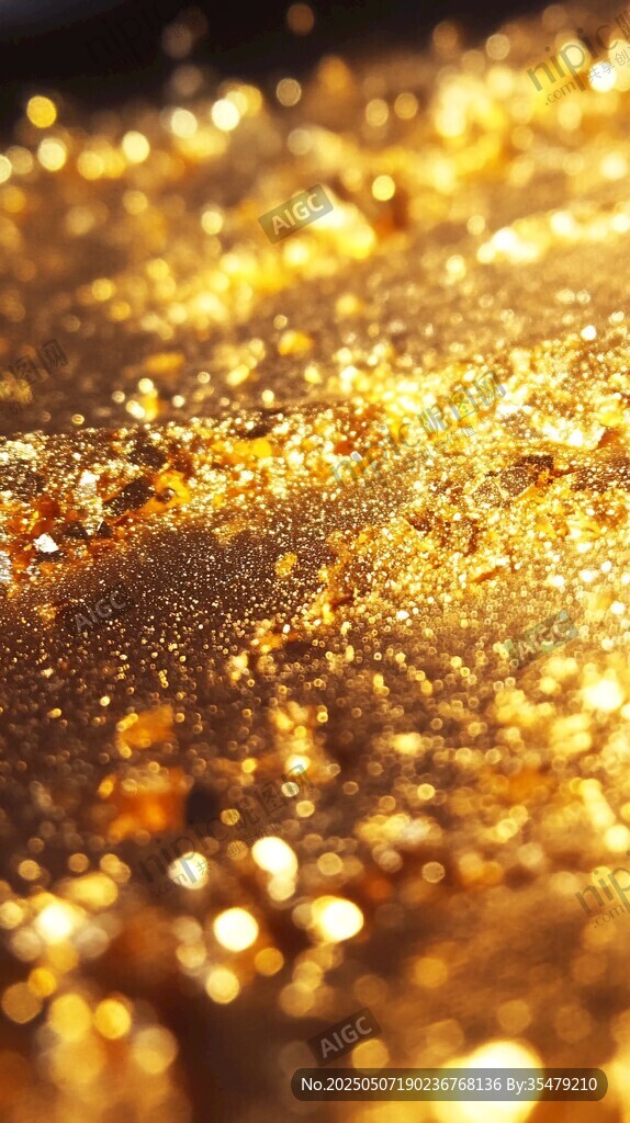 金色閃耀顆粒質(zhì)感背景圖