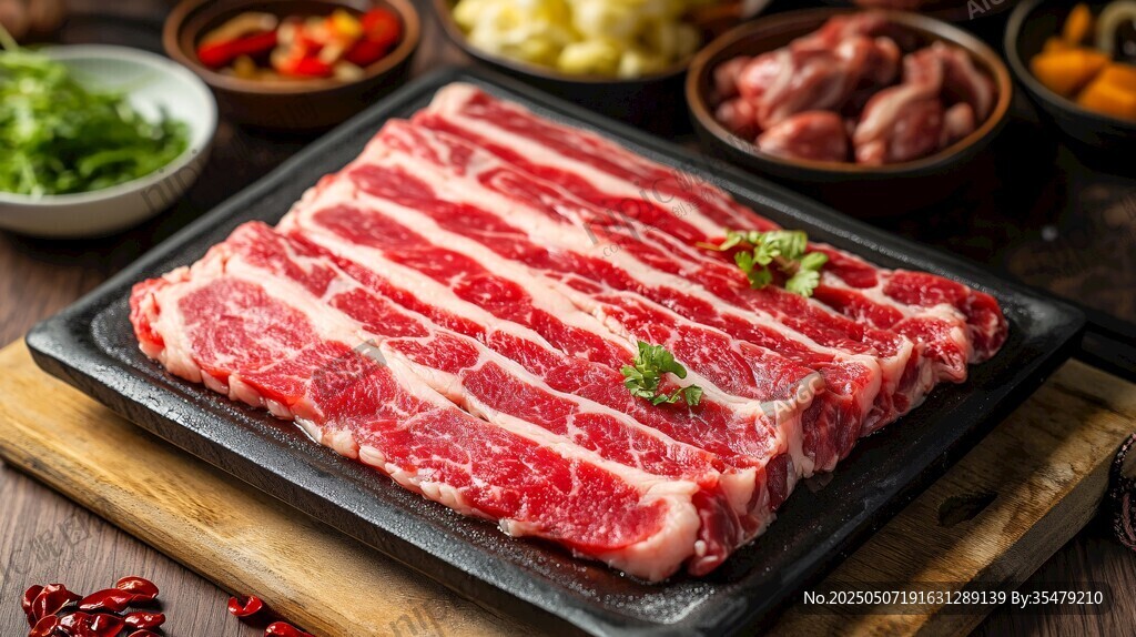 新鮮美味肥牛片 食材豐富