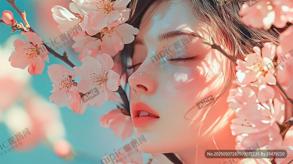 櫻花下的夢幻少女