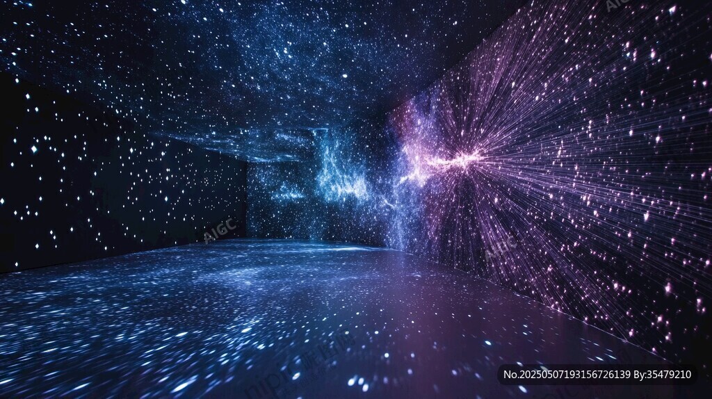夢(mèng)幻星空粒子特效場(chǎng)景