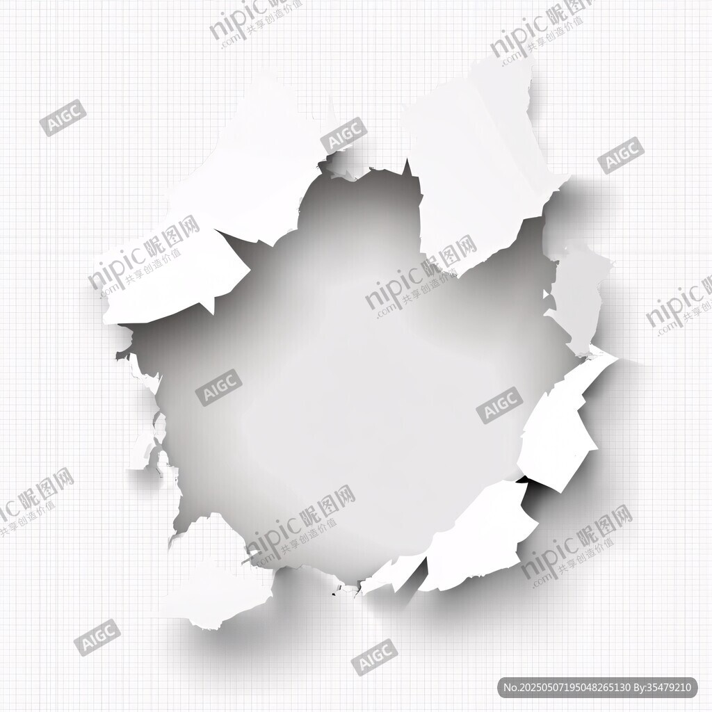 紙張破洞效果背景圖