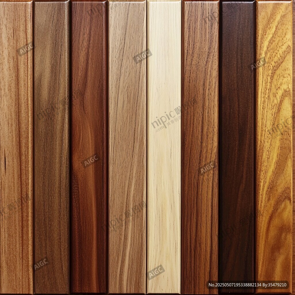 多樣木材紋理展示