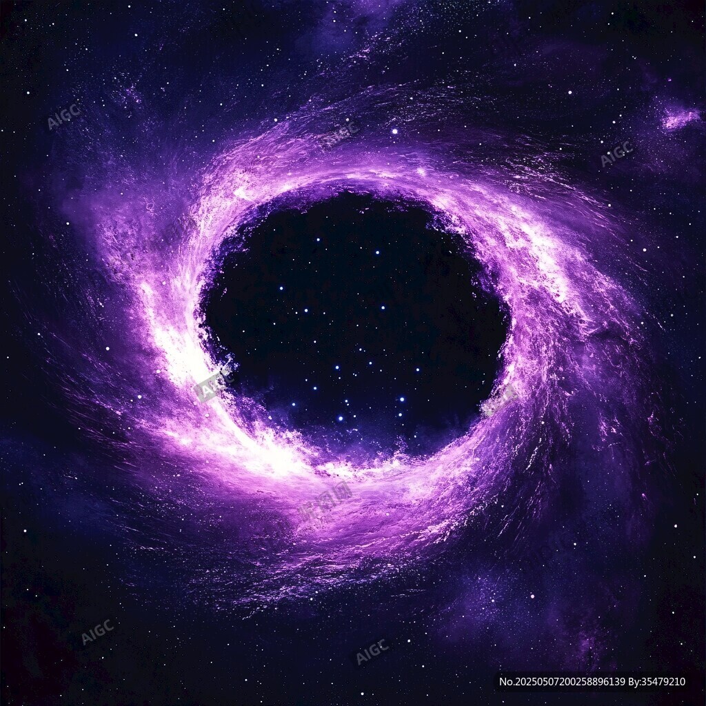 夢(mèng)幻紫色宇宙漩渦景觀