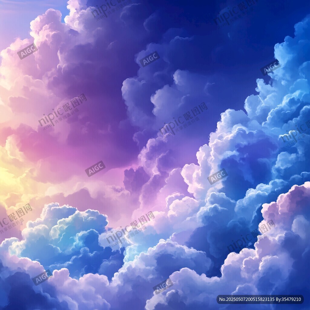 夢幻絢麗的天空云海景觀