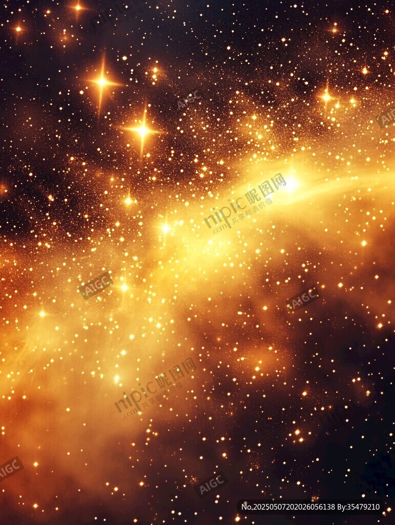 夢幻璀璨的宇宙星空圖景