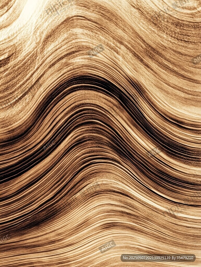 金色波浪紋理藝術(shù)背景圖