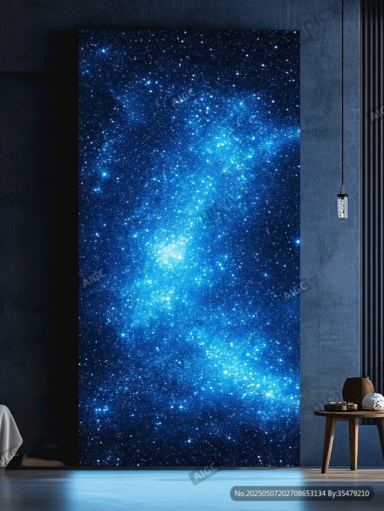 夢幻星空墻飾營造浪漫氛圍