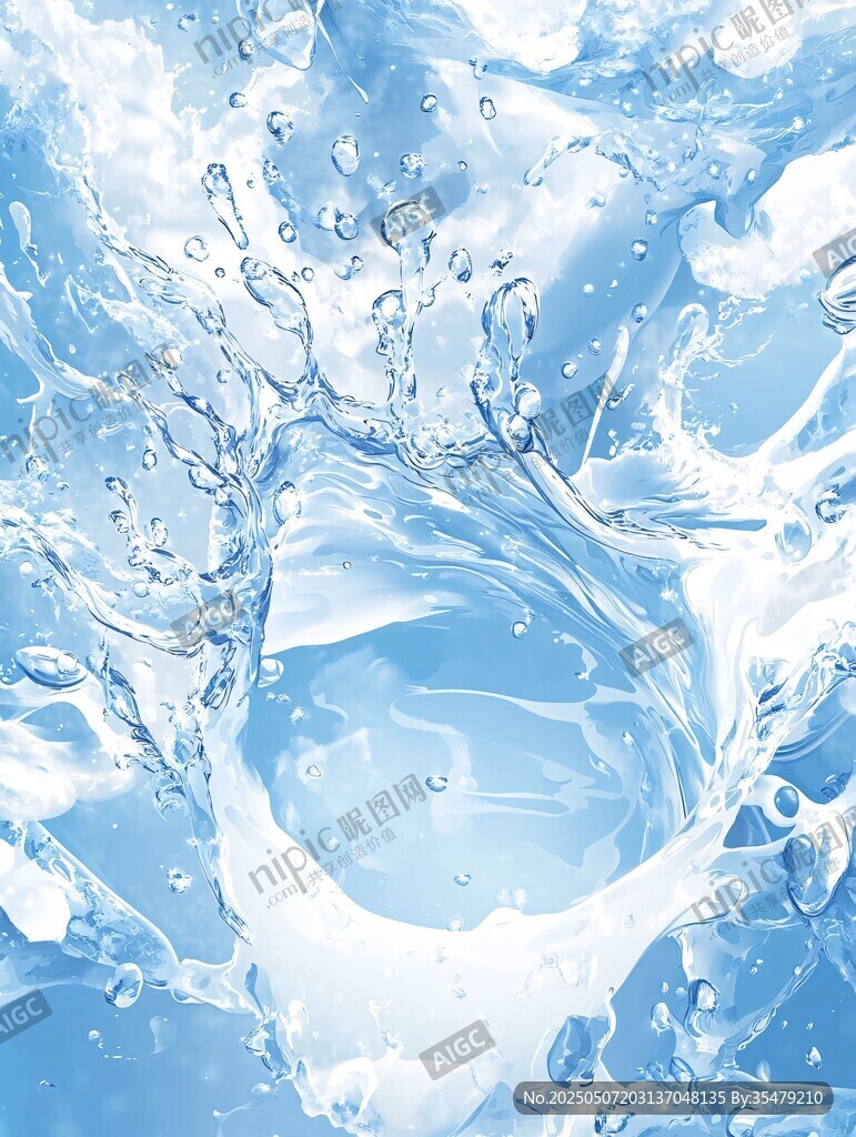 水花飛濺的靈動瞬間