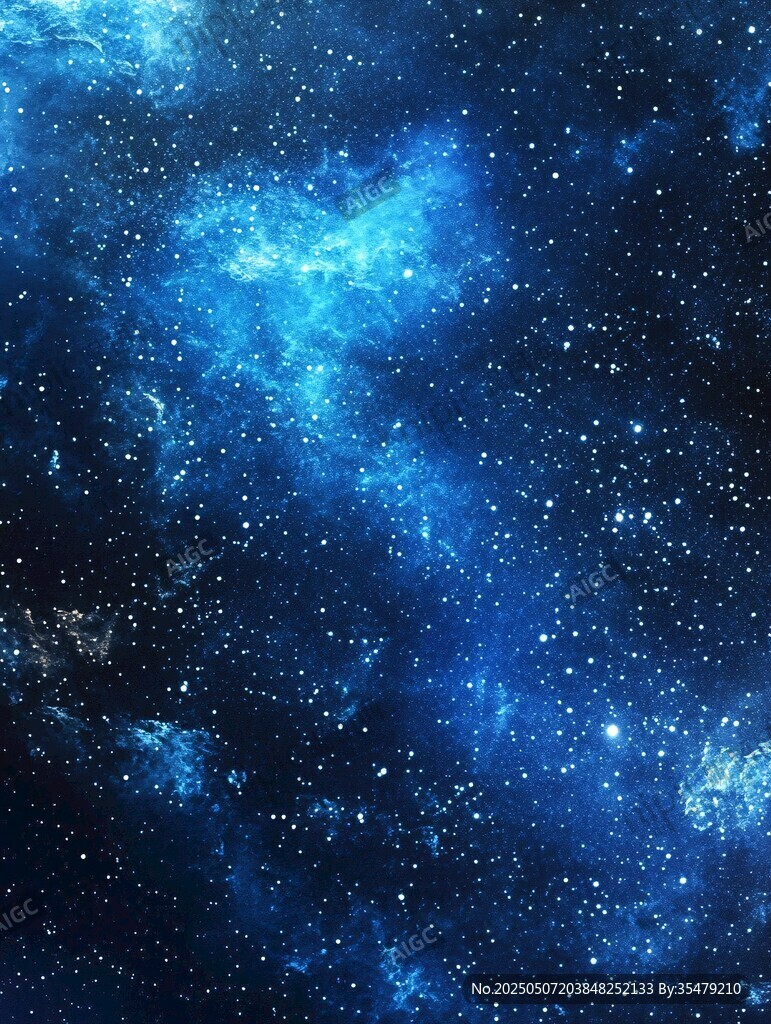 夢幻深邃星空背景圖