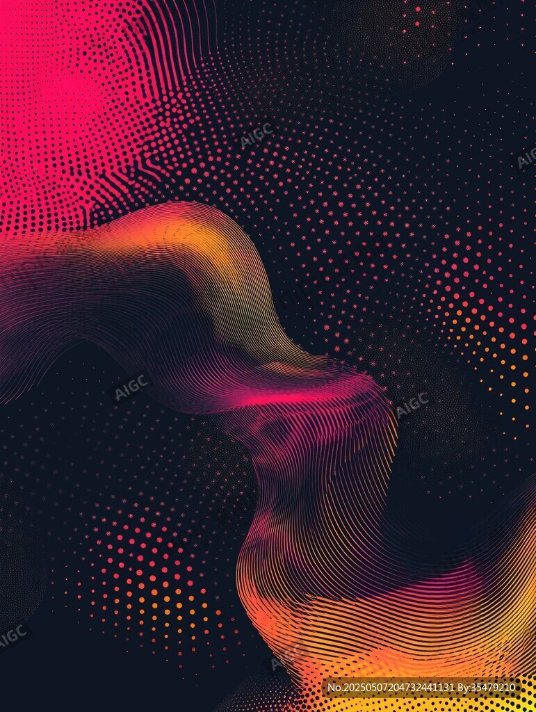 炫彩流動抽象背景圖案