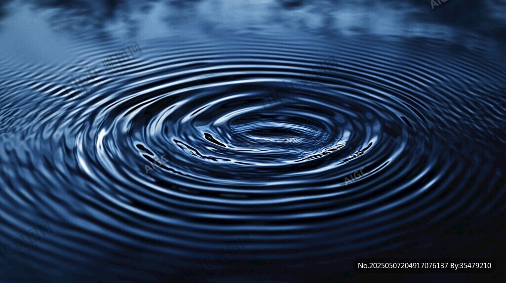 水面漣漪 寧靜優(yōu)美景致