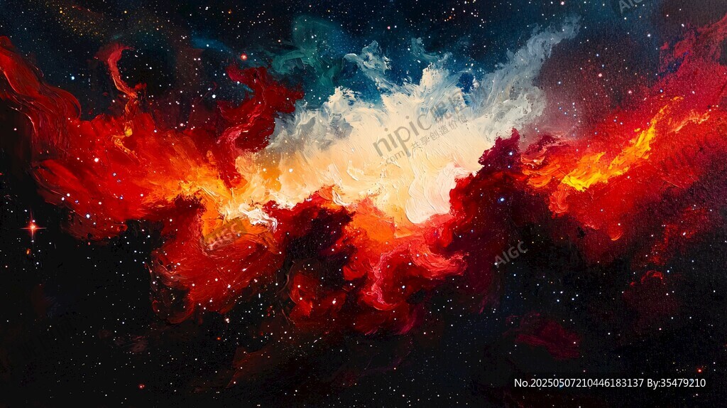 夢幻絢爛的宇宙星云景觀
