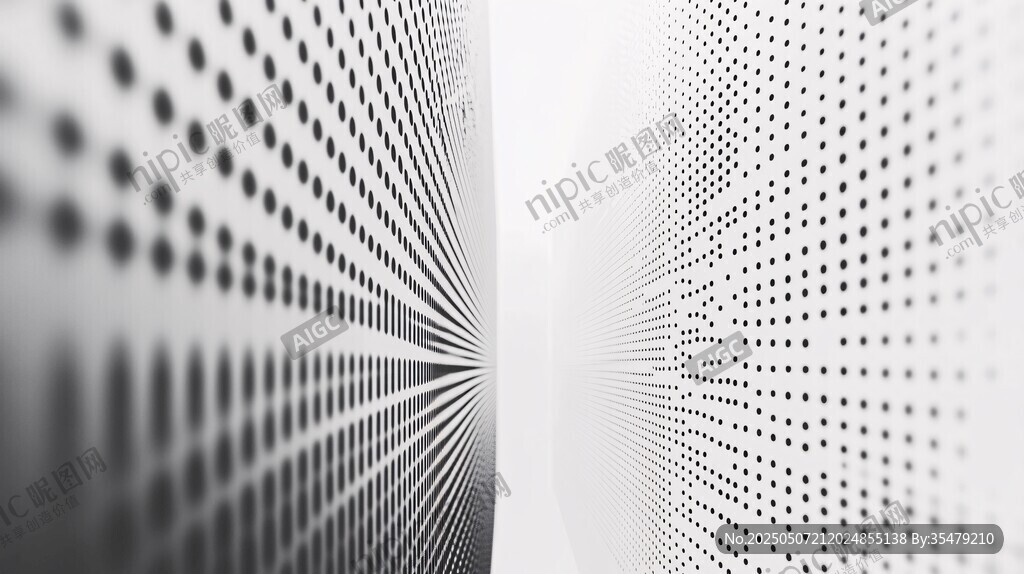 黑白點(diǎn)陣通道科技感畫面