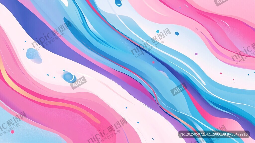 夢幻流體漸變抽象背景圖