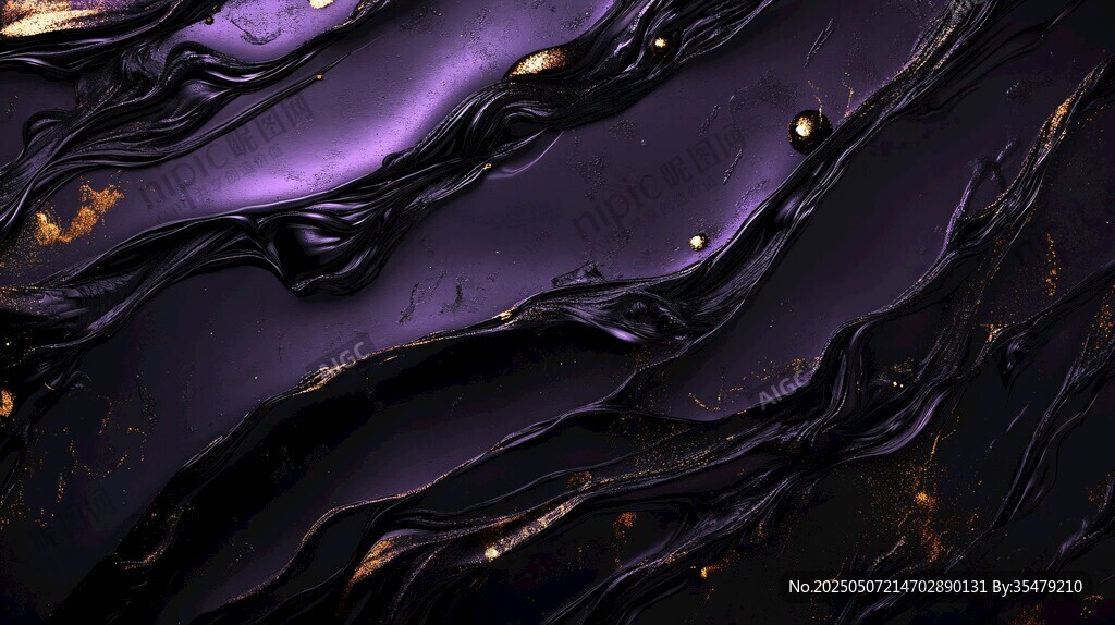 夢幻紫黑紋理抽象背景圖