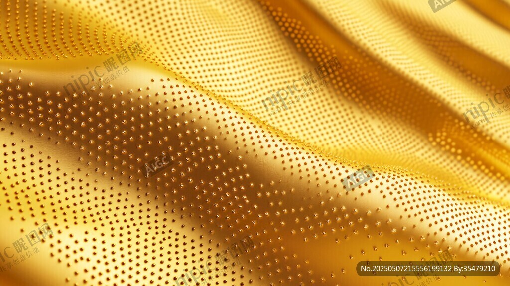 金色波紋點(diǎn)狀質(zhì)感背景圖