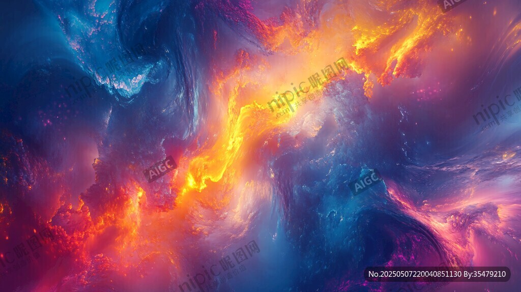 夢幻絢麗的宇宙星云景觀