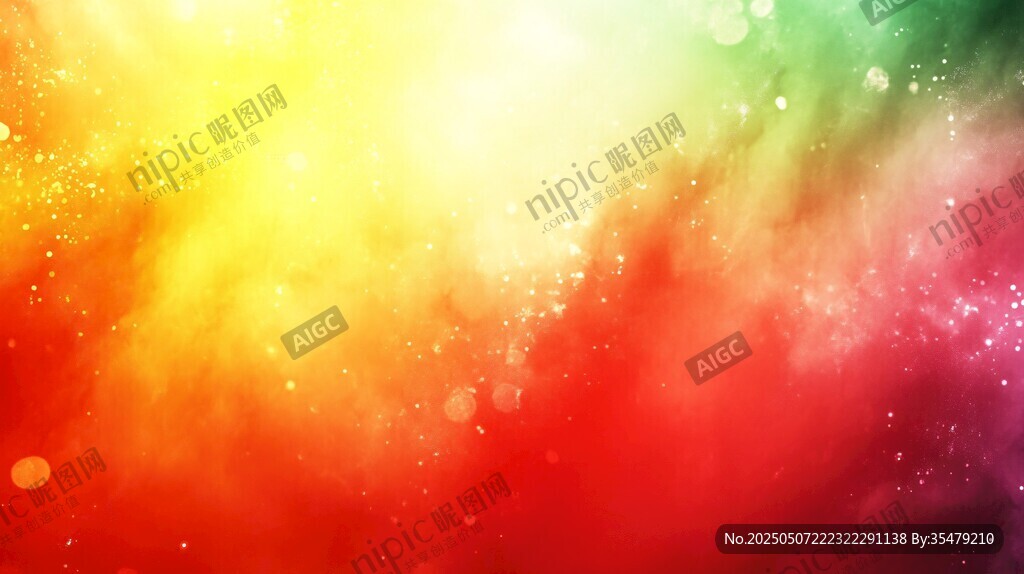 夢(mèng)幻炫彩光芒背景圖