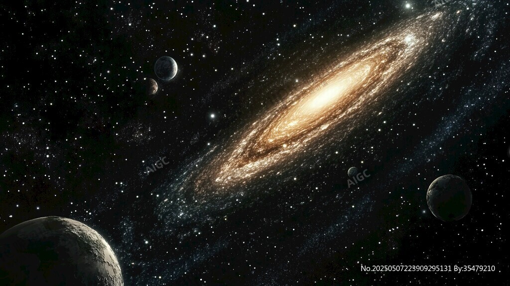 璀璨星河中的星系與星球