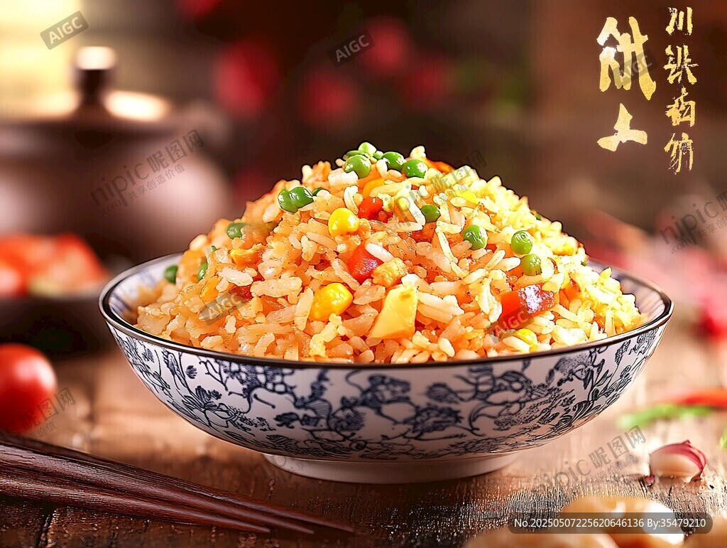 美味蛋炒飯 視覺與味覺盛宴