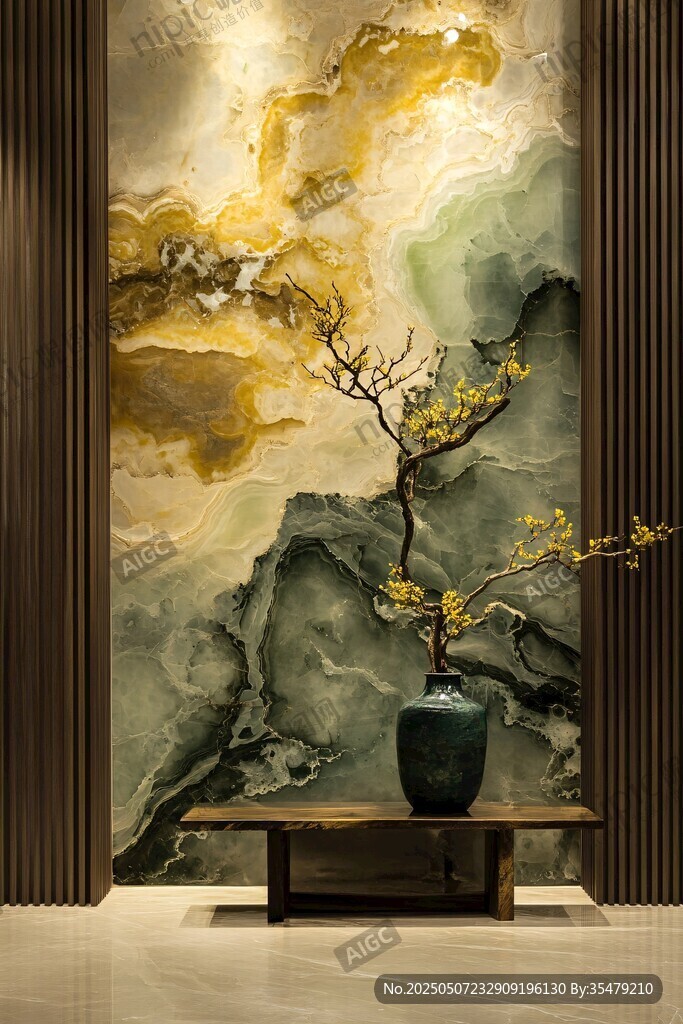 中式雅致玄關(guān)的藝術(shù)景致