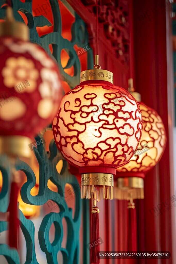中式燈籠裝點(diǎn)古典空間