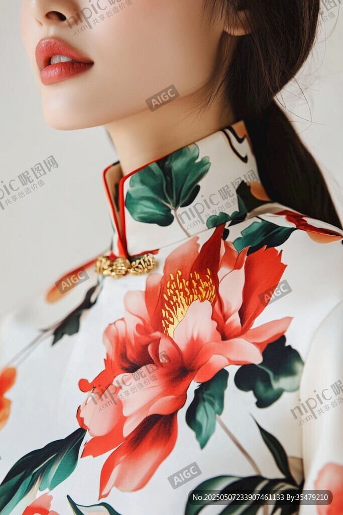 古典旗袍美人的優雅瞬間