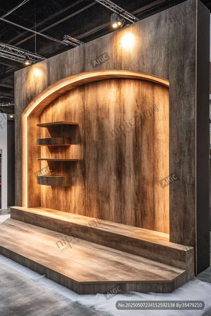 木質(zhì)展示臺 簡約現(xiàn)代風(fēng)