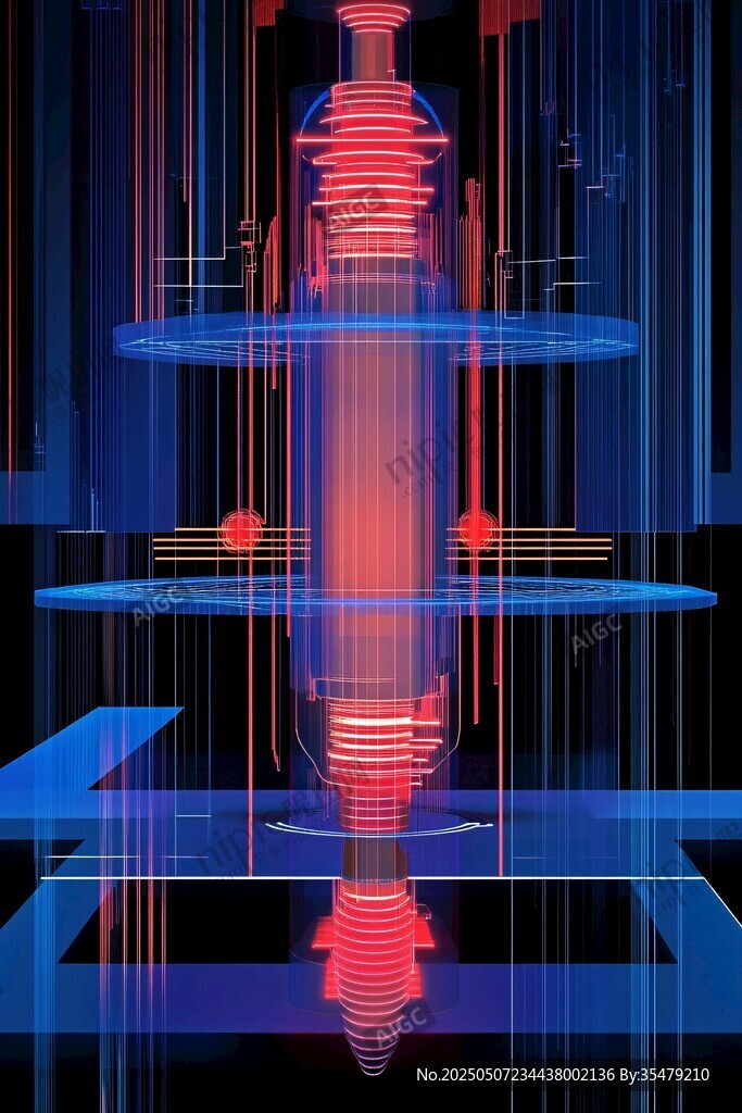 科技感未來感抽象線條圖像