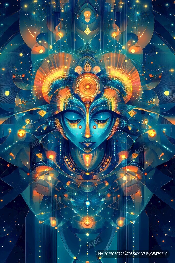 神秘幻彩的異域靈魅頭像