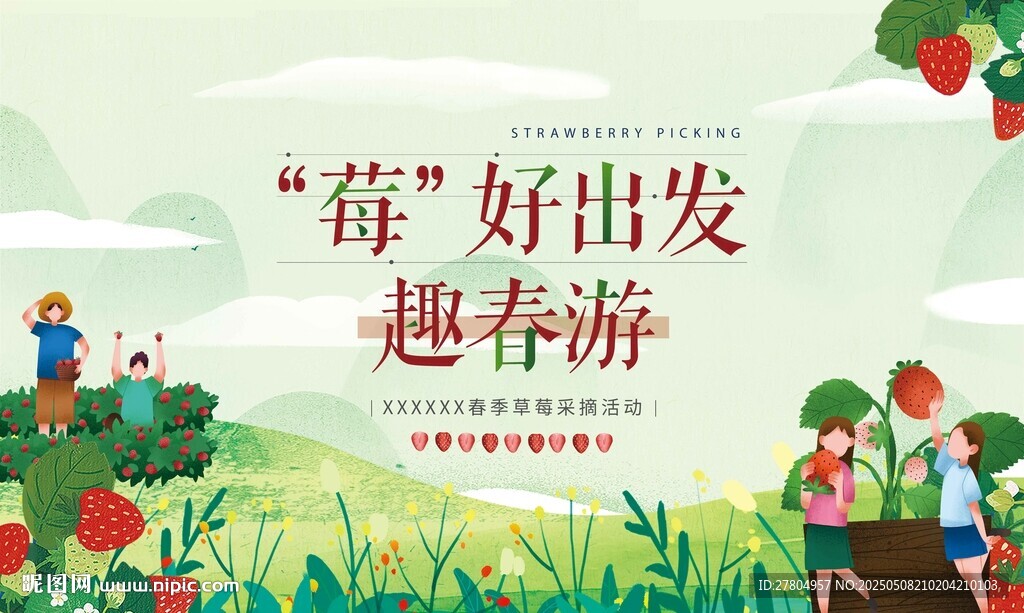 草莓采摘