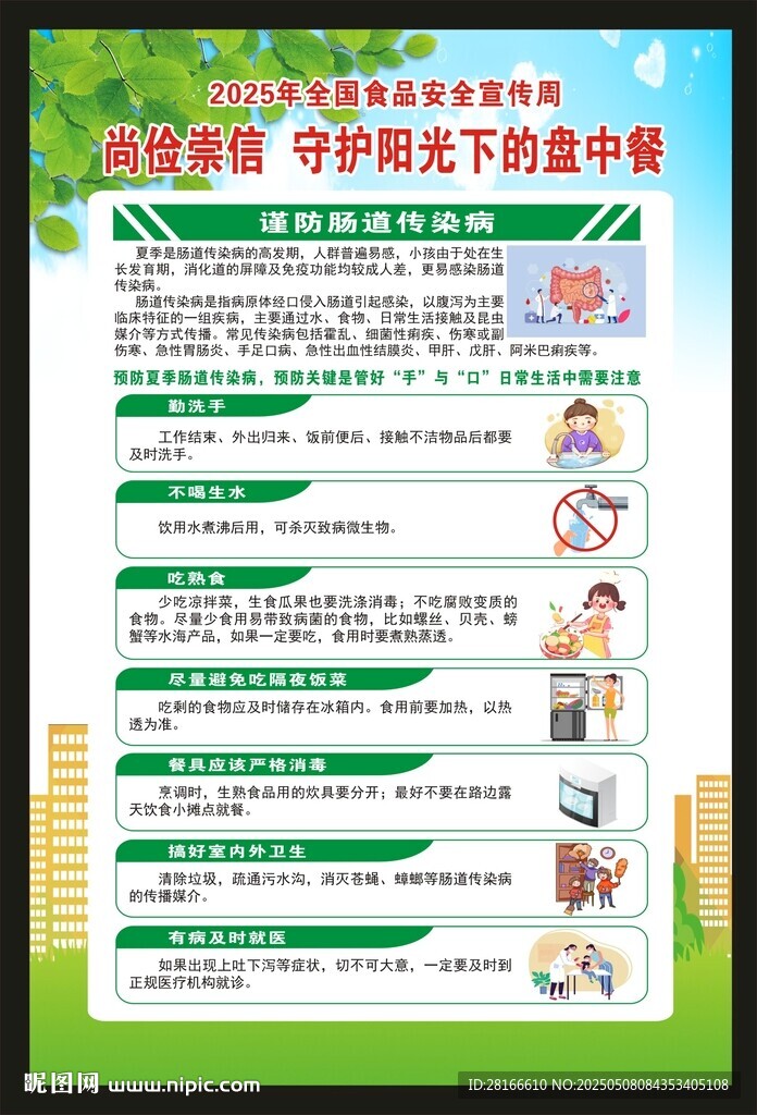 全國食品安全宣傳周海報