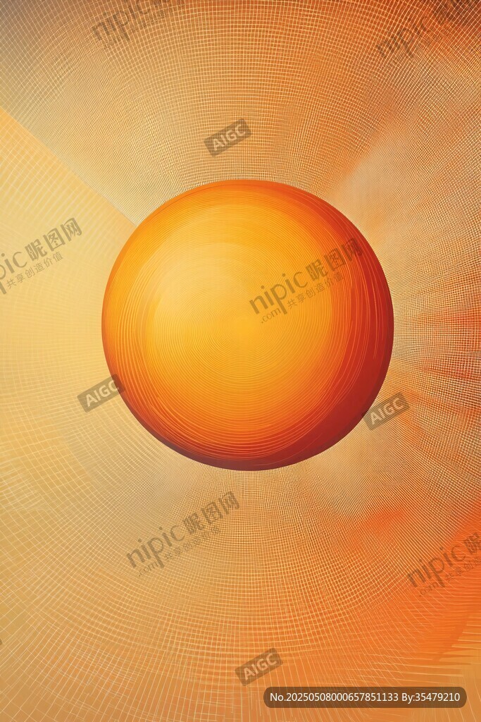 橙色圓球背景藝術(shù)圖像