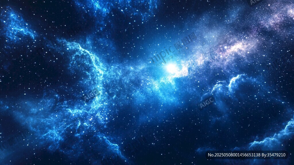 夢幻深邃的浩瀚星空世界