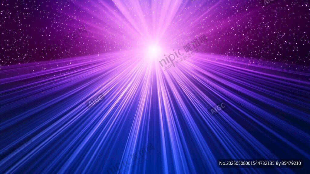 夢幻炫光星空背景圖