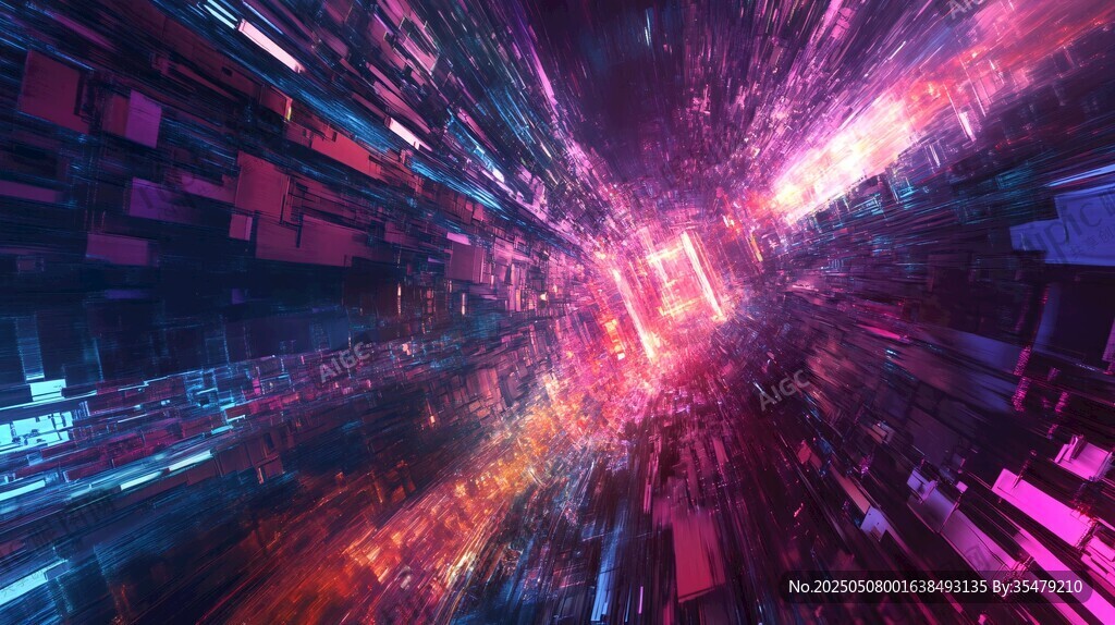 炫彩科技隧道空間視覺特效