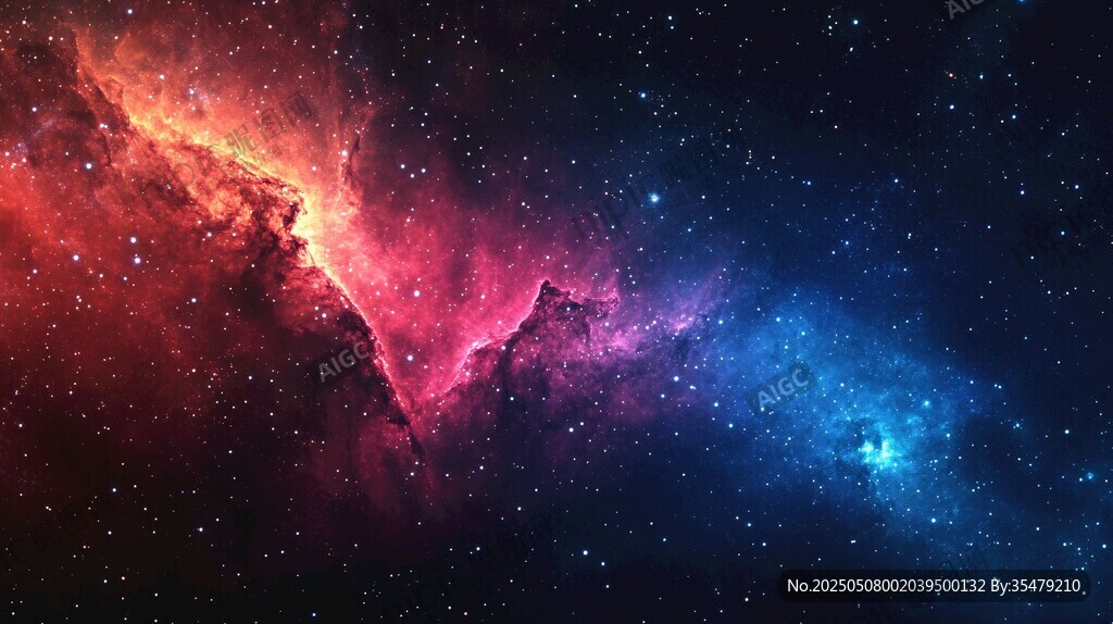 夢(mèng)幻絢爛的星云宇宙圖景